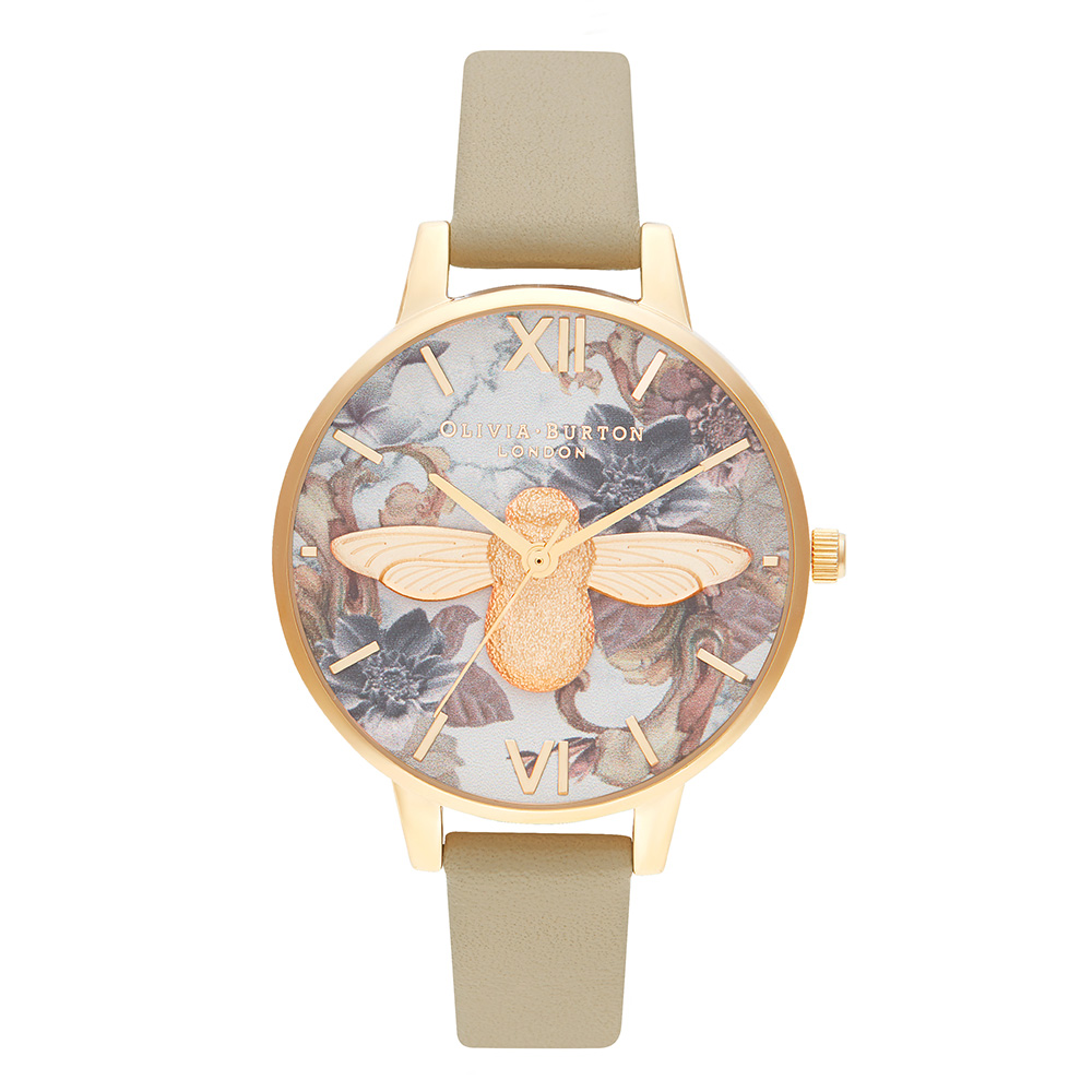 Часы Olivia Burton Marble Florals OB16CS22